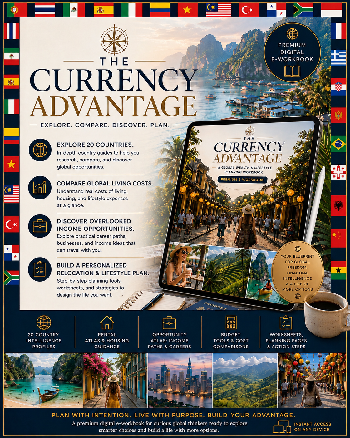 The Currency Advantage — Earn in dollars. Live your freedom.